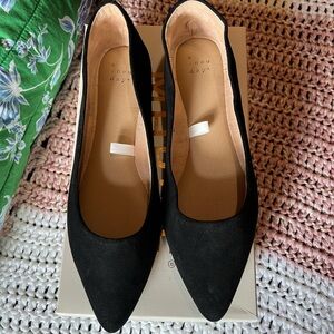 A New Day Black Pointed Flats